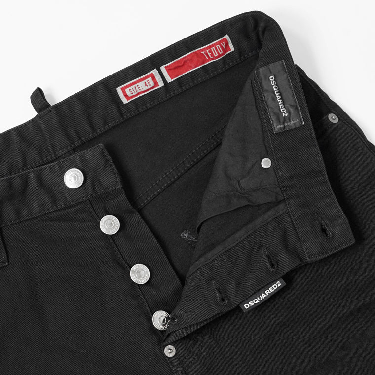 DSQUARED2 メンズ ジーンズ TEDDY JEAN S74LB1907 S39781 ブラック 900