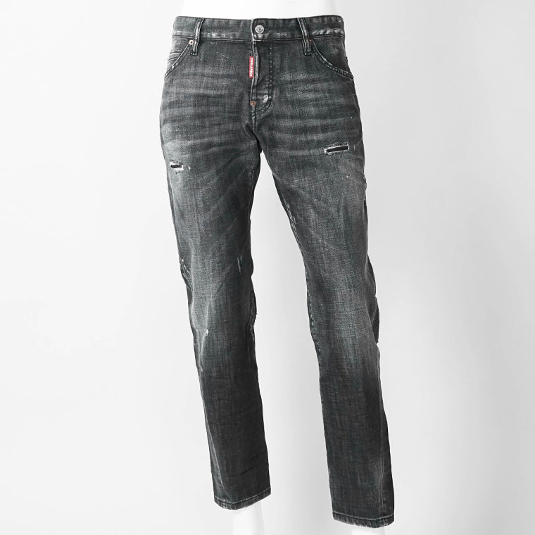 DSQUARED2 メンズ ジーンズ SLIM TWIST JEAN S74LB1912 S30357 ウォッシュブラック 900
