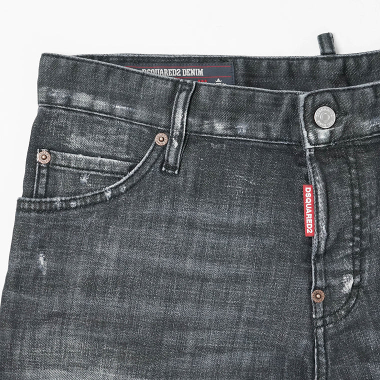 DSQUARED2 メンズ ジーンズ SLIM TWIST JEAN S74LB1912 S30357 ウォッシュブラック 900