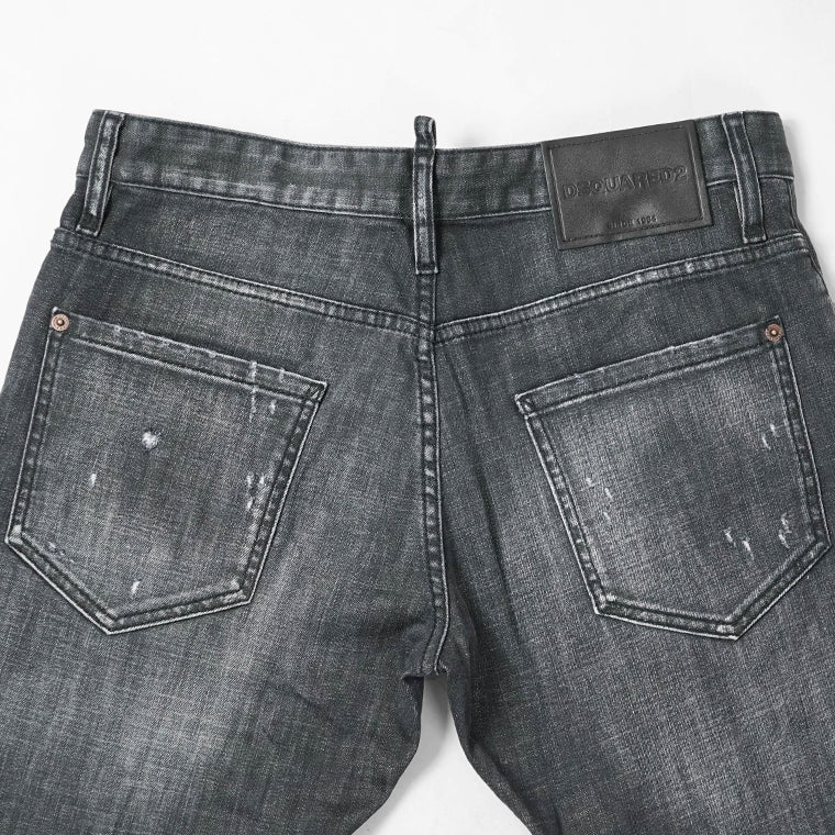 DSQUARED2 メンズ ジーンズ SLIM TWIST JEAN S74LB1912 S30357 ウォッシュブラック 900