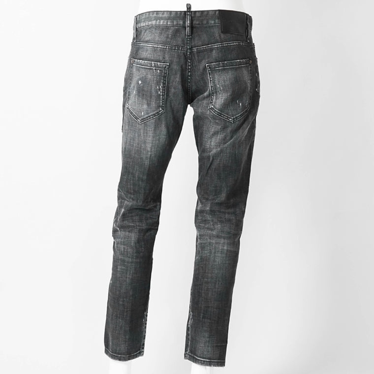 DSQUARED2 メンズ ジーンズ SLIM TWIST JEAN S74LB1912 S30357 ウォッシュブラック 900