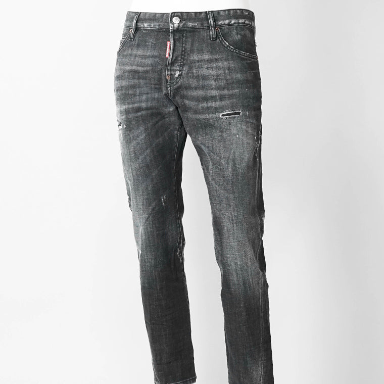 DSQUARED2 メンズ ジーンズ SLIM TWIST JEAN S74LB1912 S30357 ウォッシュブラック 900