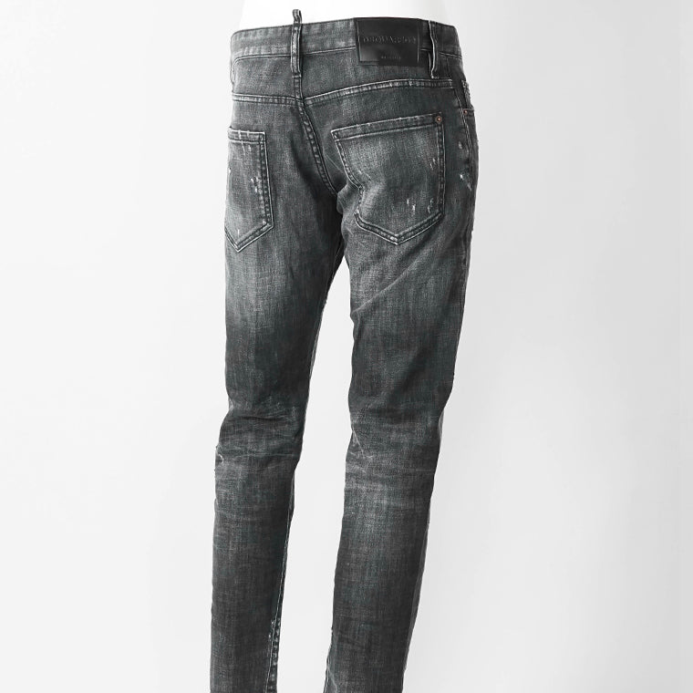 DSQUARED2 メンズ ジーンズ SLIM TWIST JEAN S74LB1912 S30357 ウォッシュブラック 900