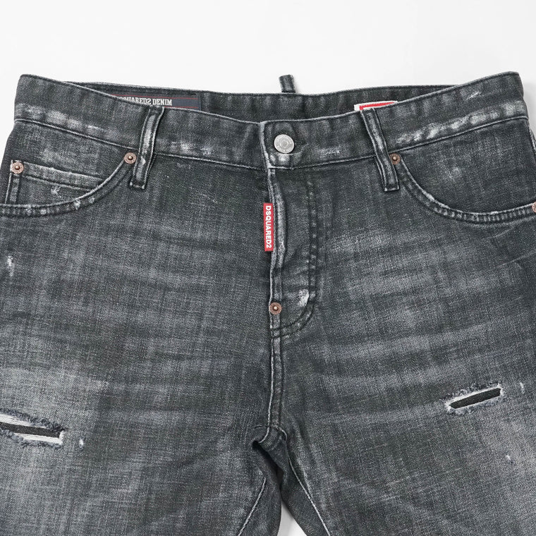DSQUARED2 メンズ ジーンズ SLIM TWIST JEAN S74LB1912 S30357 ウォッシュブラック 900
