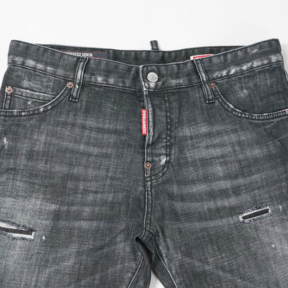 DSQUARED2 メンズ ジーンズ SLIM TWIST JEAN S74LB1912 S30357 ウォッシュブラック 900