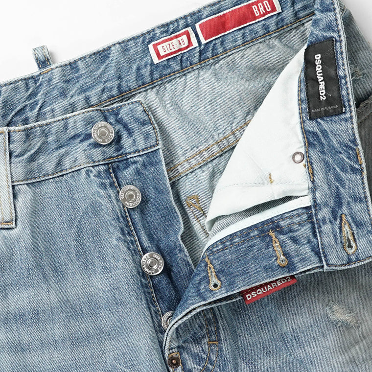 DSQUARED2 メンズ ジーンズ BRO JEAN S74LB1918 D30011 ウォッシュライトブルー 470