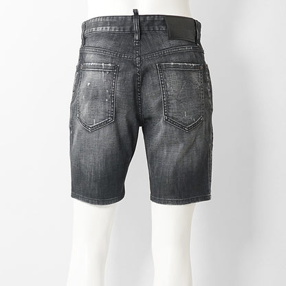 【2026SS SUMMER SALE】DSQUARED2 メンズ ショートパンツ MARINE SHORT S74MU0964 S30357 ウォッシュブラック 900