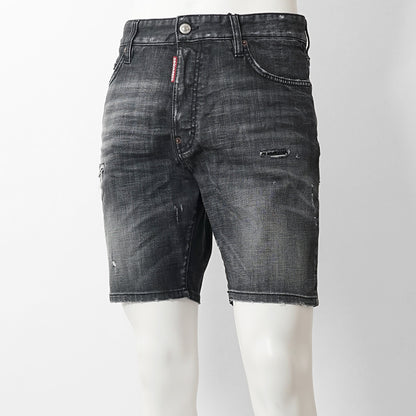 【2026SS SUMMER SALE】DSQUARED2 メンズ ショートパンツ MARINE SHORT S74MU0964 S30357 ウォッシュブラック 900