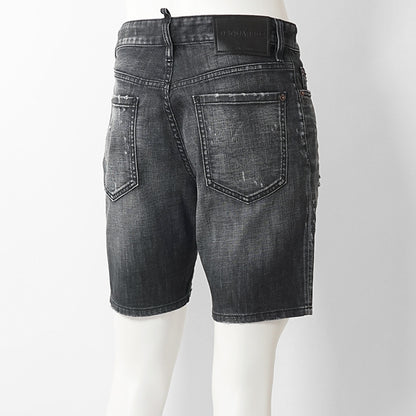 【2026SS SUMMER SALE】DSQUARED2 メンズ ショートパンツ MARINE SHORT S74MU0964 S30357 ウォッシュブラック 900