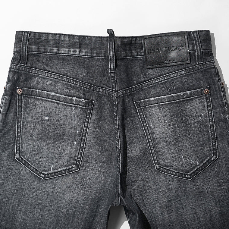 【2026SS SUMMER SALE】DSQUARED2 メンズ ショートパンツ MARINE SHORT S74MU0964 S30357 ウォッシュブラック 900