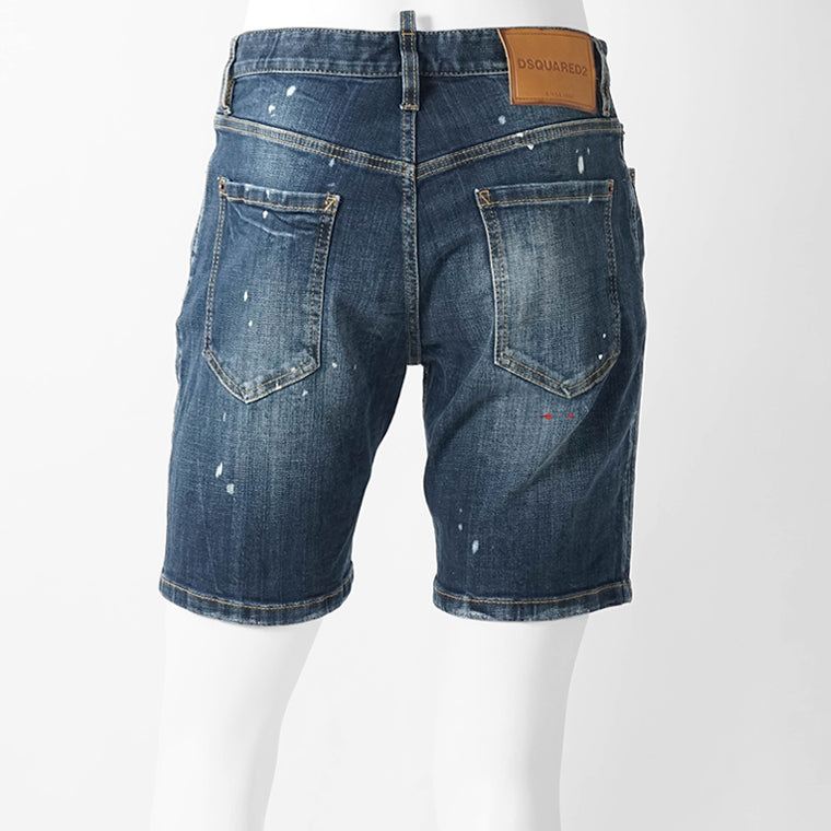 【2026SS SUMMER SALE】DSQUARED2 メンズ ショートパンツ MARINE SHORT S74MU0985 S30664 ウォッシュブルー 470