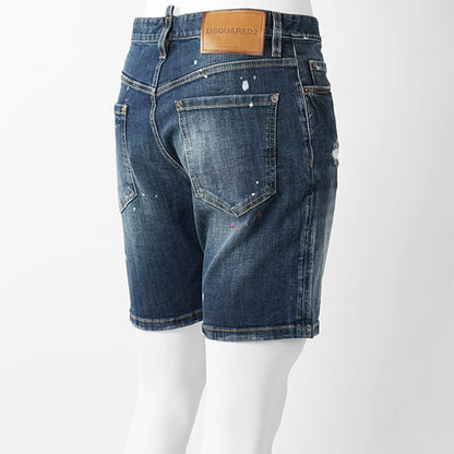 【2026SS SUMMER SALE】DSQUARED2 メンズ ショートパンツ MARINE SHORT S74MU0985 S30664 ウォッシュブルー 470
