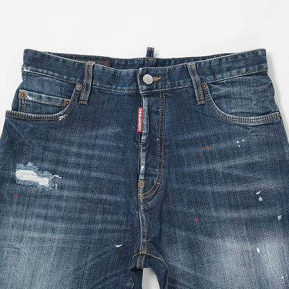 【2026SS SUMMER SALE】DSQUARED2 メンズ ショートパンツ MARINE SHORT S74MU0985 S30664 ウォッシュブルー 470