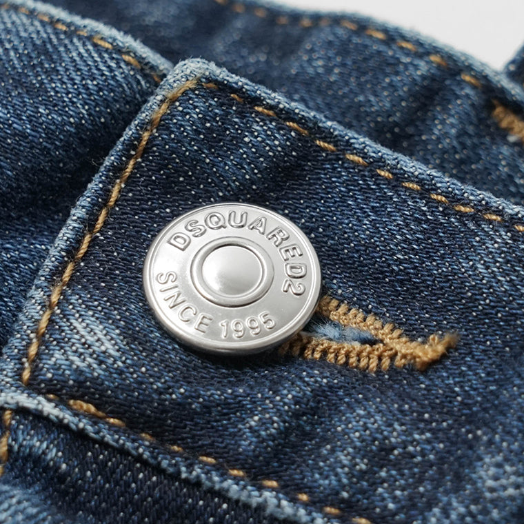 【2026SS SUMMER SALE】DSQUARED2 メンズ ショートパンツ MARINE SHORT S74MU0985 S30664 ウォッシュブルー 470