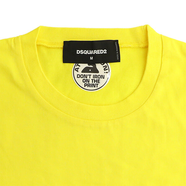【SUMMER FINAL SALE】 DSQUARED2 メンズ Tシャツ S79GC0010 S23009 イエロー 171