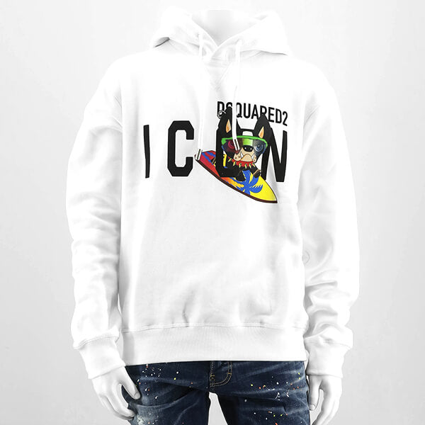 DSQUARED2 メンズ パーカー ICON R N SWEAT S79GU0095 S25516 ホワイト 100