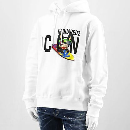 DSQUARED2 メンズ パーカー ICON R N SWEAT S79GU0095 S25516 ホワイト 100