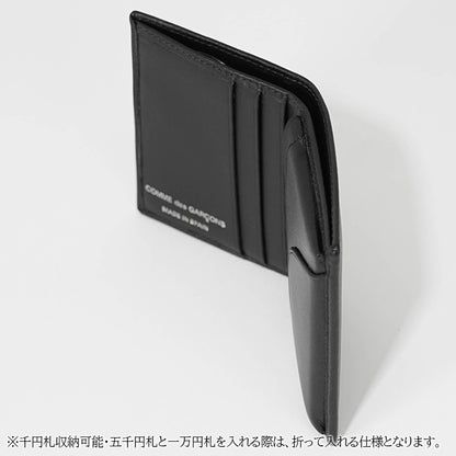 COMME des GARCONS メンズ 2つ折り財布 SILVER EYELET SA0641SE ブラック BLACK
