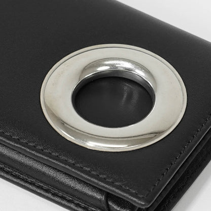 COMME des GARCONS メンズ 2つ折り財布 SILVER EYELET SA0641SE ブラック BLACK