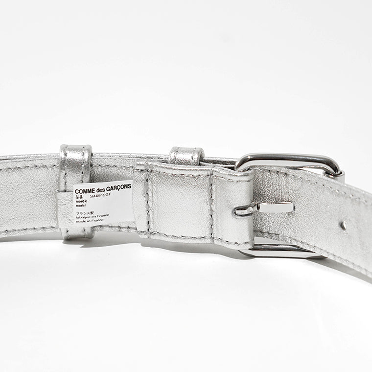 COMME des GARCONS メンズ ベルト SA0912GF シルバー SILVER