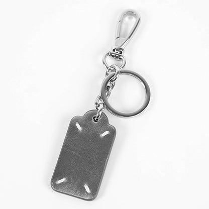 Maison Margiela メンズ レディース キーリング FOUR STITCHES KEYRING SA1UA0004 P7295 METALLIC GREY メタリックグレー H3809