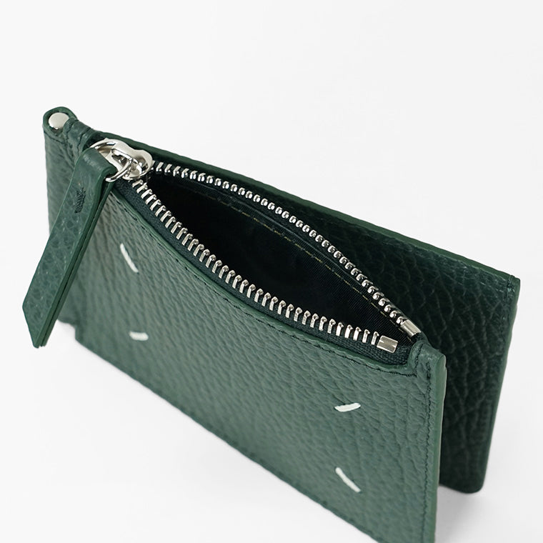 Maison Margiela メンズ マネークリップ折財布 サイフ SA1UI0022 P4455 BOTTLE GREEN グリーン T7162
