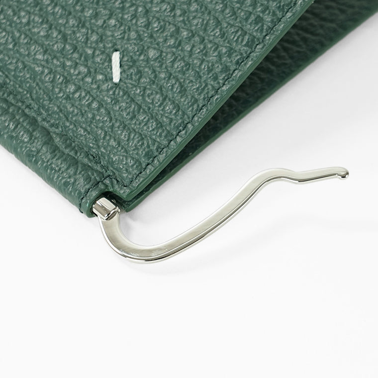 Maison Margiela メンズ マネークリップ折財布 サイフ SA1UI0022 P4455 BOTTLE GREEN グリーン T7162