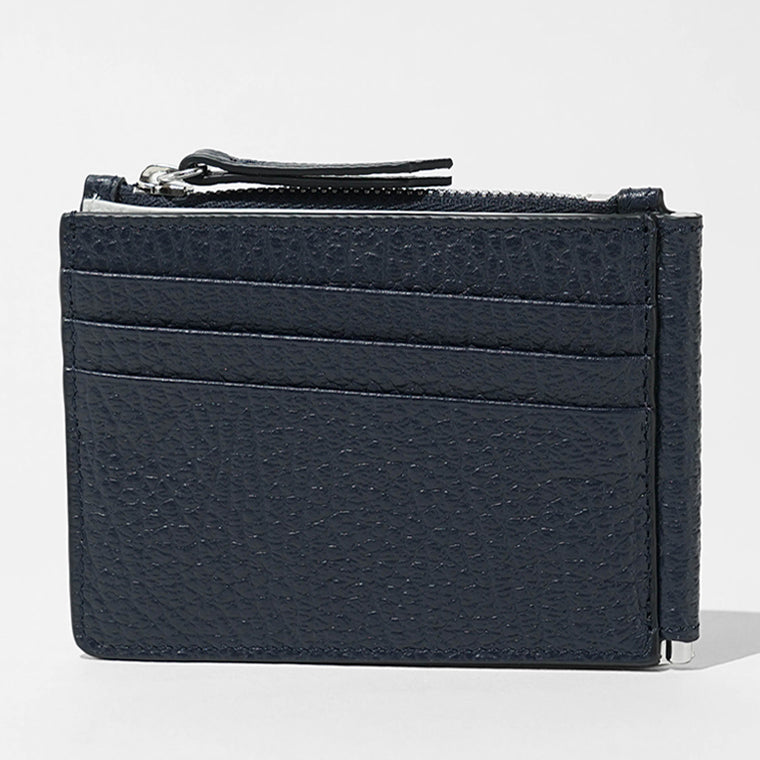Maison Margiela メンズ マネークリップ折財布 SA1UI0050 P8844 NAVY GREY ネイビー グレー HB394