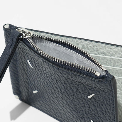Maison Margiela メンズ マネークリップ折財布 SA1UI0050 P8844 NAVY GREY ネイビー グレー HB394