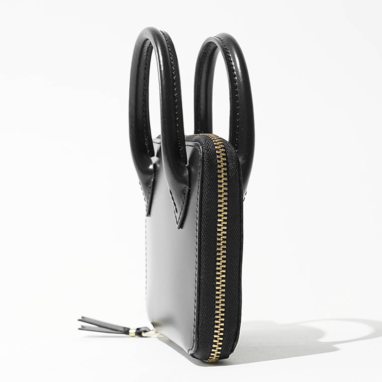 COMME des GARCONS レディース メンズ 2つ折り財布 HANDLES SA2100HA ブラック BLACK