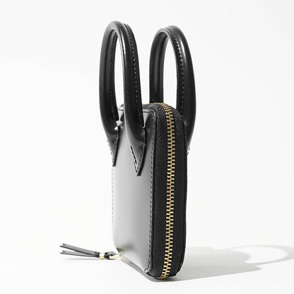 COMME des GARCONS レディース メンズ 2つ折り財布 HANDLES SA2100HA ブラック BLACK