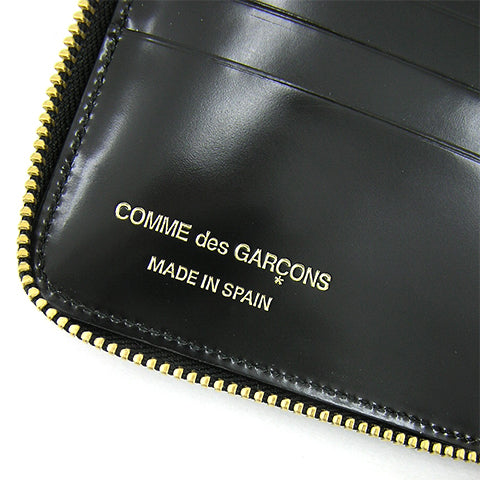 COMME des GARCONS メンズ レディース 2つ折り財布 SA2100NE ブラック BLACK