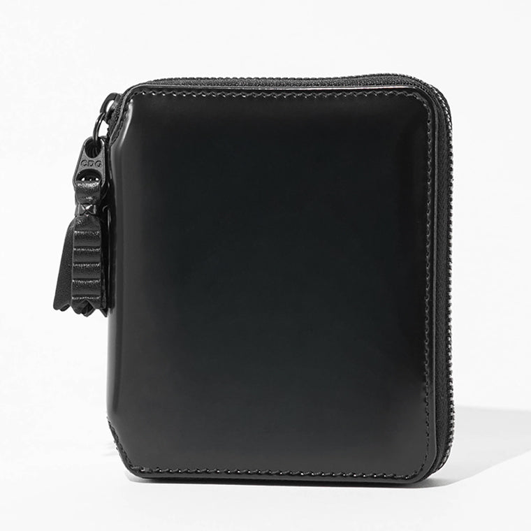 COMME des GARCONS メンズ レディース 2つ折り財布 ZIPPER MEDLEY SA2100ZM ブラック BLACK