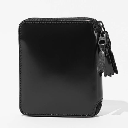 COMME des GARCONS メンズ レディース 2つ折り財布 ZIPPER MEDLEY SA2100ZM ブラック BLACK