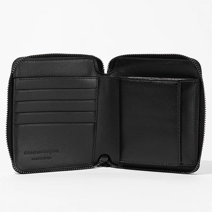 COMME des GARCONS メンズ レディース 2つ折り財布 ZIPPER MEDLEY SA2100ZM ブラック BLACK