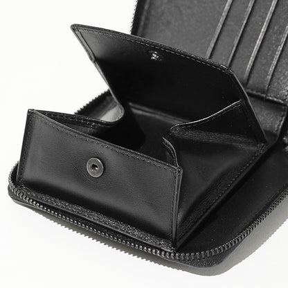 COMME des GARCONS メンズ レディース 2つ折り財布 ZIPPER MEDLEY SA2100ZM ブラック BLACK