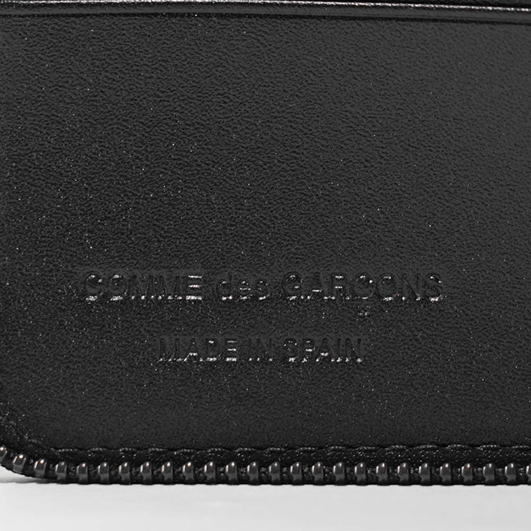 COMME des GARCONS メンズ レディース 2つ折り財布 ZIPPER MEDLEY SA2100ZM ブラック BLACK
