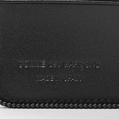 COMME des GARCONS メンズ レディース 2つ折り財布 ZIPPER MEDLEY SA2100ZM ブラック BLACK