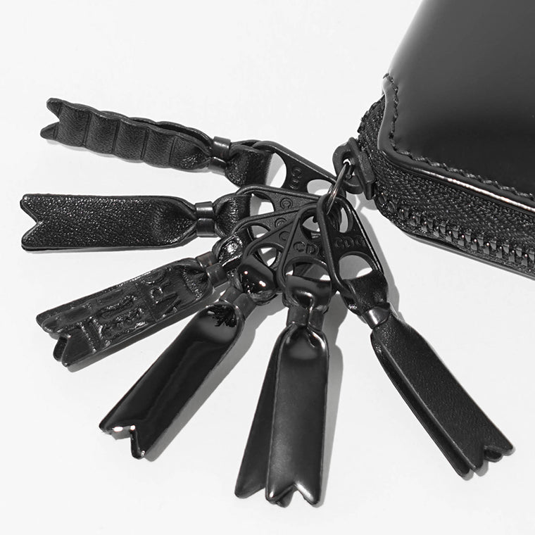 COMME des GARCONS メンズ レディース 2つ折り財布 ZIPPER MEDLEY SA2100ZM ブラック BLACK