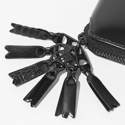 COMME des GARCONS メンズ レディース 2つ折り財布 ZIPPER MEDLEY SA2100ZM ブラック BLACK