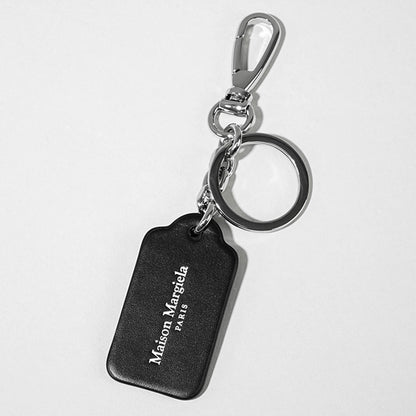 Maison Margiela メンズ レディース キーリング FOUR STITCHES TAG KEYRING SA2UA0014 P4745 ブラック T8013