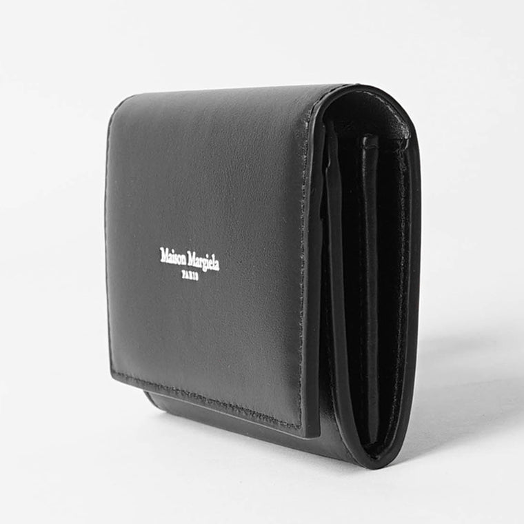 Maison Margiela メンズ レディース 2つ折り財布 SA2UI0014 P8729 ブラック シルバー H1145