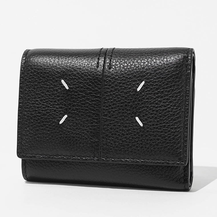Maison Margiela レディース メンズ 3つ折り財布 SA2UI0022 P7268 ブラック H8419