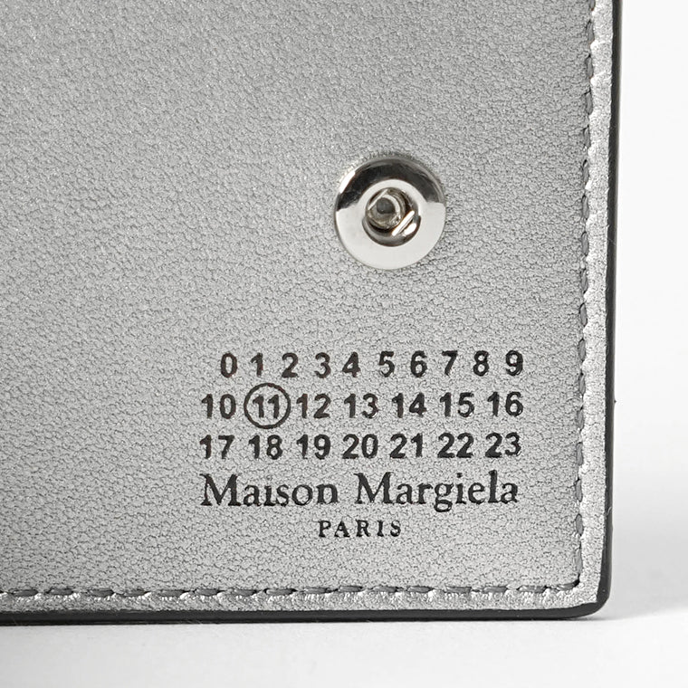 Maison Margiela メンズ レディース カードケース SA2VX0005 P8729 ブラック シルバー H1145