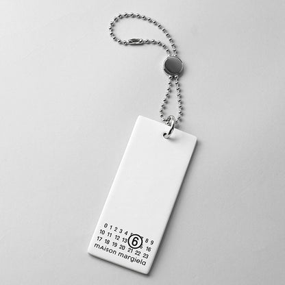 MM6 Maison Margiela レディース メンズ キーリング SA5UA0007 P9086 ホワイト T1003