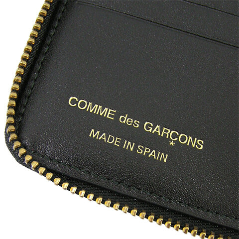 COMME des GARCONS メンズ レディース 2つ折り財布 ARECALF SA7100 ブラック BLACK