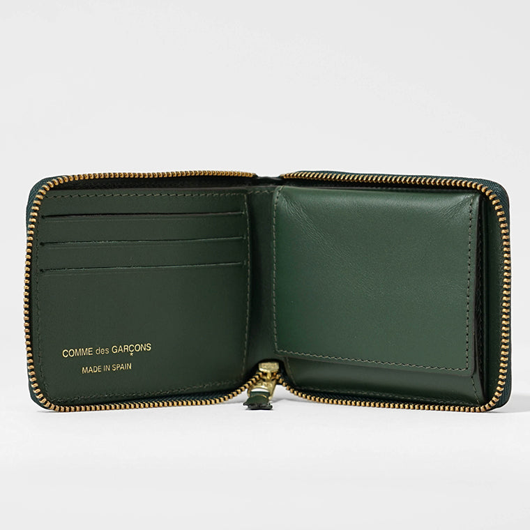 COMME des GARCONS メンズ レディース 2つ折り財布 SA7100 ボトルグリーン BOTTLE GREEN