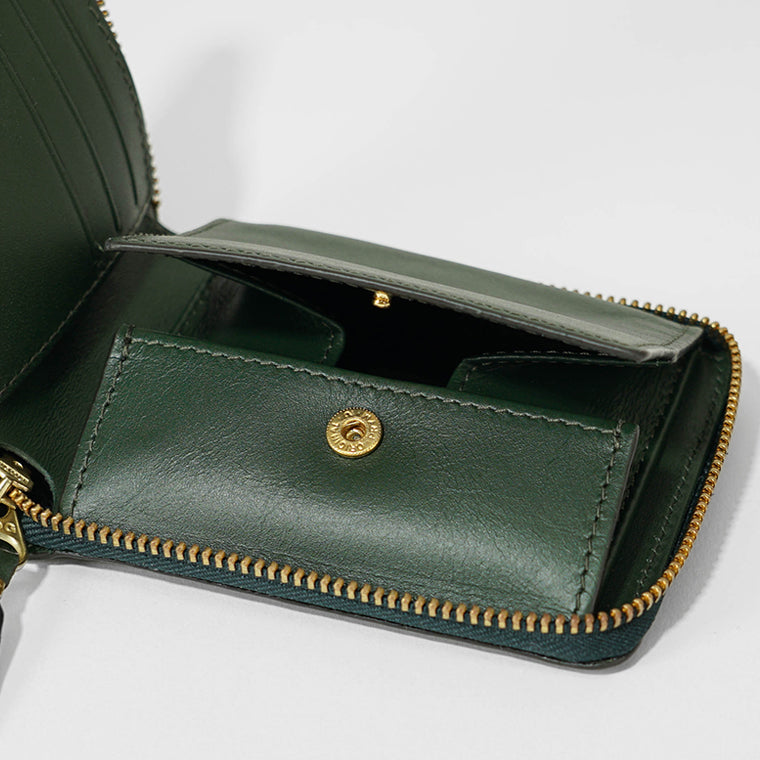COMME des GARCONS メンズ レディース 2つ折り財布 SA7100 ボトルグリーン BOTTLE GREEN