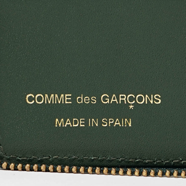 COMME des GARCONS メンズ レディース 2つ折り財布 SA7100 ボトルグリーン BOTTLE GREEN