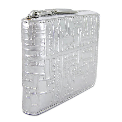 COMME des GARCONS メンズ レディース 2つ折り財布 SA7100EG シルバー SILVER